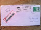 Cover Sent From Belgium To Lithuania,  ATM Label - Lettres & Documents