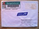 Cover Sent From Netherlands To Lithuania,  ATM Label Euro6.00 Registered - Franking Machines (EMA)