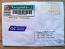 Cover Sent From Netherlands To Lithuania,  ATM Label Euro6.00 Registered - Franking Machines (EMA)