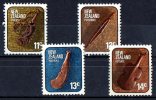 New Zealand 1975 Maori Artefacts Set Of 4 Used - Gebruikt