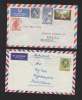 Australia Lot Air Mail Covers Circ. 1956-64 To Switzerland 2 Pieces - Brieven En Documenten