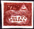 POLAND 1919 1.5K Double Print Fi 81Dp MNH ** - Ungebraucht