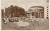Alte AK Manchester 1940/41, St. Peter's Square, People, Cars, Bus - Manchester