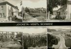 AK Jocketa: Gasthof Alt-Jocketa, HOG Vogtländische Schweiz, Elstertalbrücke 1968 - Vogtland