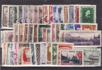 RUSSIE (urss) LOT TIMBRES DES ANNEES 1940 OBLITERES. - Gebruikt