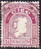 IRELAND EIRE 1922 National Symbols WM 1 1½ Pg Violet Michel 42 A - Usati