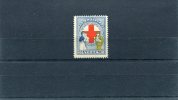 1926-Greece- "Red Cross Fund" Charity- 10l. Olive Colour MH, Perforation 11 1/2 (touched) - Wohlfahrtsmarken