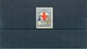 1926-Greece- "Red Cross Fund" Charity- 10l. "Olive Colour Omitted" Variety MH, Perforation 11 1/2 - Charity Issues