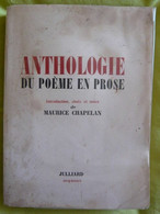 Anthologie Du Poème En Prose - Franse Schrijvers