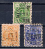 FIN Finnland 1889 Mi 28 30-31 Wappenlöwe - Used Stamps