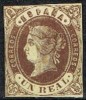 Sello 1 Real Isabel II  1862, Edifil Num 61 (*) - Nuovi
