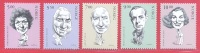 2002 ** (sans Charn., MNH, Postfrish)  Yv. 1364/8   Mi. 1417/1  Fa  1453/7   NHK  1456/0 - Neufs