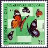 AFARS AND ISSAS  1975 BUTTERFLIES   25 FR SC# 392 VF MNH ** Neuf (DEB03) - Sonstige & Ohne Zuordnung