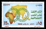 Egypt - 1988 - ( Afro-Asian Peoples Solidarity Organization, 30th Anniv. ) - MNH (**) - Unused Stamps