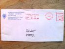 Cover Sent In Poland, ATM Machine Red Stamp, Poznan - Macchine Per Obliterare (EMA)