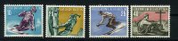 Liechtenstein * N° 296 à 299 - Sports (slalom, Ski) - Unused Stamps