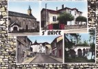 ¤¤  -  SAINT-BRICE   -  Multivues  -  L´Eglise , La Mairie , La Poste , Le Pont Sur La Vienne  -  2 CV   -  ¤¤ - Autres & Non Classés