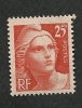 FRANCE  -   N° 729  -  Y & T -  **  - Cote 11 € - 1945-54 Marianne De Gandon