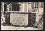 RB 857 - Early Postcard - Puzzle Epitaph Christchurch Priory Dorset Ex Hampshire - Autres & Non Classés