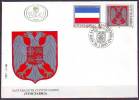 YUGOSLAVIA - JUGOSLAVIJA - FDC - FLAGS - COLOURS - COAT OF ARMS  - 1995 - Enveloppes