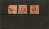 DANEMARK 1858 N 8 +varietée Et N 10  Obliteré Avec Charniere - Used Stamps