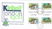 12984. Carta F.D.C. TARAWA (Kiribati) 1980. Earls Court - Kiribati (1979-...)