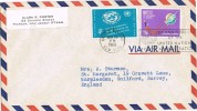 1013. Carta Aerea UNITED NATIONS New York 1966. Onu - Covers & Documents