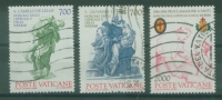 VATICANO PAPA WOJTYLA 1986 SANTI PATRONI 797/799 USATI - Used Stamps