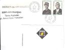 8098  N° 46; 47 - CHARLES De GAULLE - KERGUELEN - 1973 - Cartas & Documentos