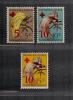 NEW GUINEA 1955 Unused Without Glue Stamp(s) Red Cross Paradise Birds Complete Nrs. 38-40 - Netherlands New Guinea