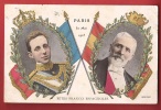 X0788 Litho Fêtes Franco Espagnoles,Roi Alphonse XIII D'Espagne Avec Président République Française,30 Mai 1905 - Familles Royales