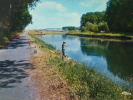 80 - NESLE - Le Canal Du Nord (Pêcheur à La Ligne...) - Nesle