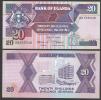 UGANDA :20 Shilling - P29b - UNC - Oeganda