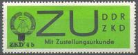 1965 Verwaltungspost E Zustellungsurkunde Eindruck ZKD4b  Mi 2 Postfrisch/neuf/MNH [ls64] - Otros & Sin Clasificación