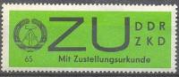 1965 Verwaltungspost E Zustellungsurkunde  Mi 2 Postfrisch/neuf/MNH [ls64] - Other & Unclassified