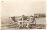 BLANKENBERGE-FOTOKAART OP DE PIER-FOTO-STRANDCABNES VAN WULPEN - Blankenberge