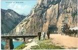 Urnerloch Bei Andermatt Mit Kutsche, Um 1910 - Andermatt