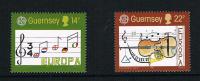 GUERNSEY  EUROPA ZEGELS  JAAR EUROPEES  MUZIEK 1985  ** - 1985