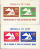 G)1961 CARIBE, DOVE-UN EMBLEM, 15TH ANNIV.(IN 1960) OF THE UN, IMPERFORATED SET OF 2, S/S, MNH - Neufs