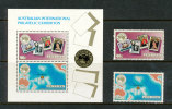 PENRHYN 1984  "Ausipex" International Stamp Exhibition. Stamps On Stamps, Maps - FULL SERIE + BLOCK MNH** - Penrhyn