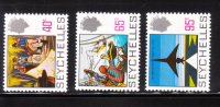 Seychelles 1969-72 QE Def Pirates Jet And Airport MNH - Seychelles (...-1976)