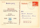 Amtliche Privatganzsache Grimma Briefmarkenausstellung - Postkaarten - Gebruikt