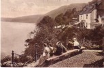 CLOVELLY - DEVON - PRINTED POSTCARD - The Lookout - Clovelly