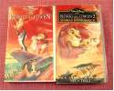 2 VHS Video  - Videocasetten  König Der Löwen  -  Teil 1 & 2  Von Walt Disney - Familiari