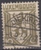 Luxembourg 1930 Michel 233 O Cote (2008) 0.20 Euro Armoirie Cachet Rond - Usati