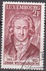 Luxembourg 1977 Michel 941 O Cote (2008) 0.20 Euro Johann Wofgang Von Goethe Cachet Rond - Usati