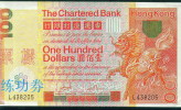 BOC (Bank Of China) Training Banknote, Hong Kong Banknote Specimen Overprint - Hongkong