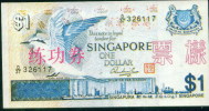 BOC (Bank Of China) Training Banknote, Singapore    Banknote Specimen Overprint - Singapore