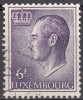 Luxembourg 1965 Michel 713YA O Cote (2008) 0.50 Euro Grand-Duc Jean Cachet Rond - Oblitérés