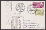 Denmark Ballon Post Card 1968 From TIVOLI Commemorating 125th Anniversary Of TIVOLI (Cz. Slania) (2 Scans) - Covers & Documents